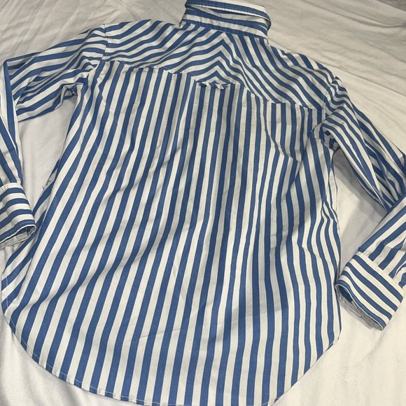 S Small Nautical Bethany Short Stripe Shirt CASA CABANA - Picture 13 of 13
